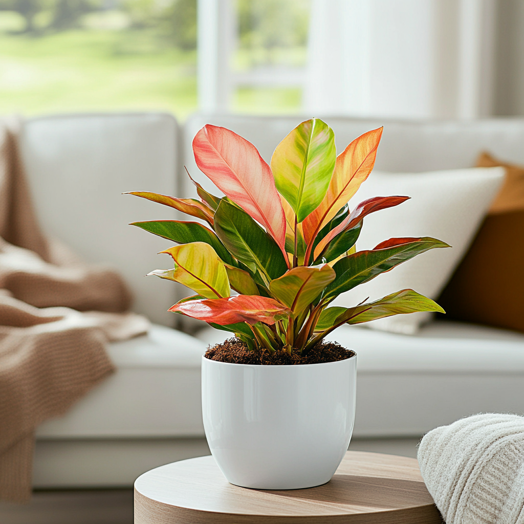 Croton (Codiaeum variegatum) - The Colorful Foliage