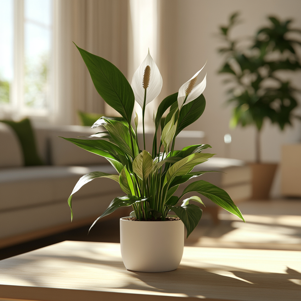 Peace Lily (Spathiphyllum spp.) - The Elegant Air Purifier