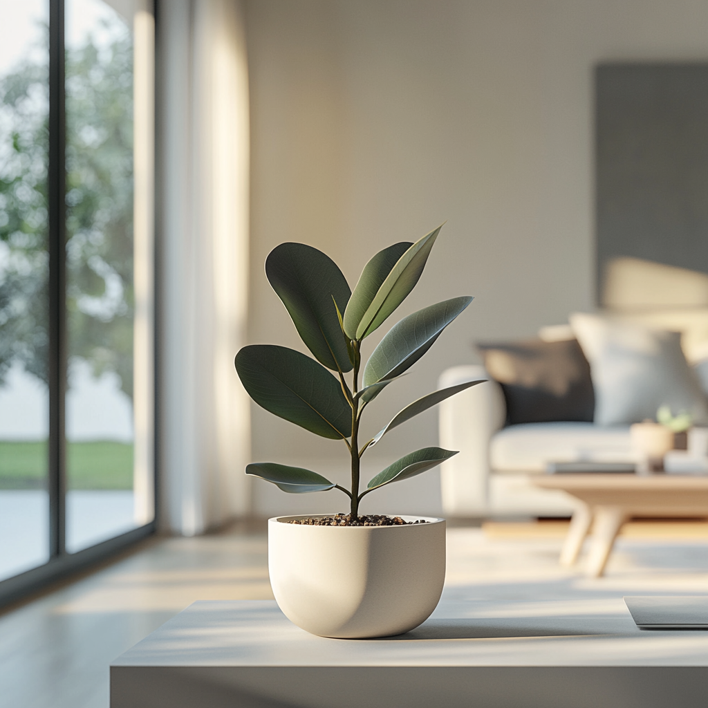 Rubber Plant (Ficus elastica) - The Bold Statement