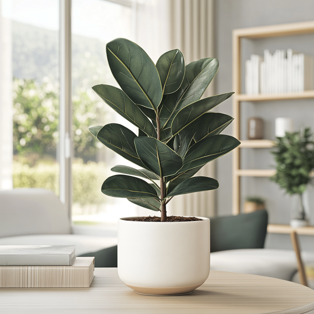 Rubber Plant (Ficus elastica) - The Bold Statement
