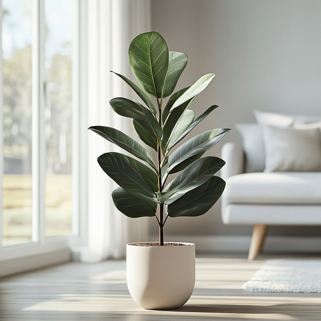 Rubber Plant (Ficus elastica) - The Bold Statement