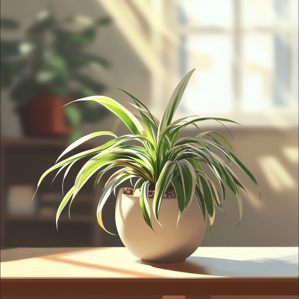 Spider Plant (Chlorophytum comosum) - The Air-Purifying Wonder