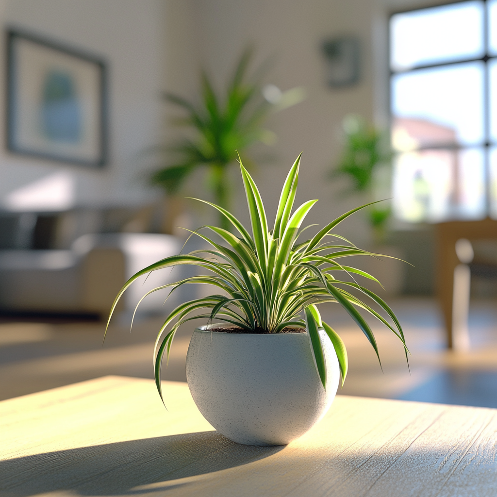 Spider Plant (Chlorophytum comosum) - The Air-Purifying Wonder