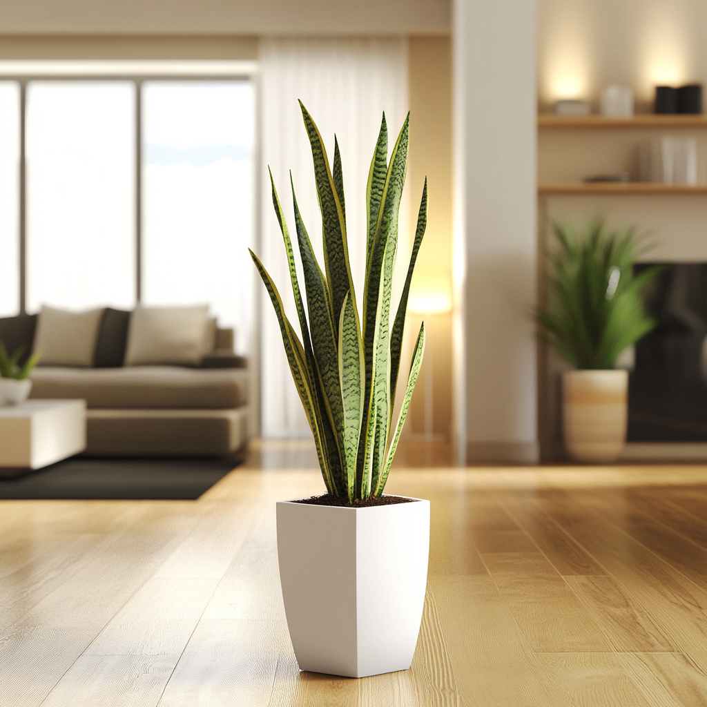 Snake Plant (Sansevieria spp.) - The Air-Purifying Wonder