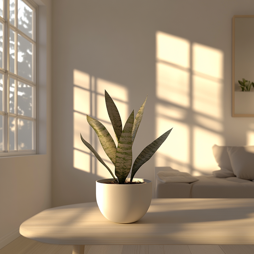 Snake Plant (Sansevieria spp.) - The Air-Purifying Wonder